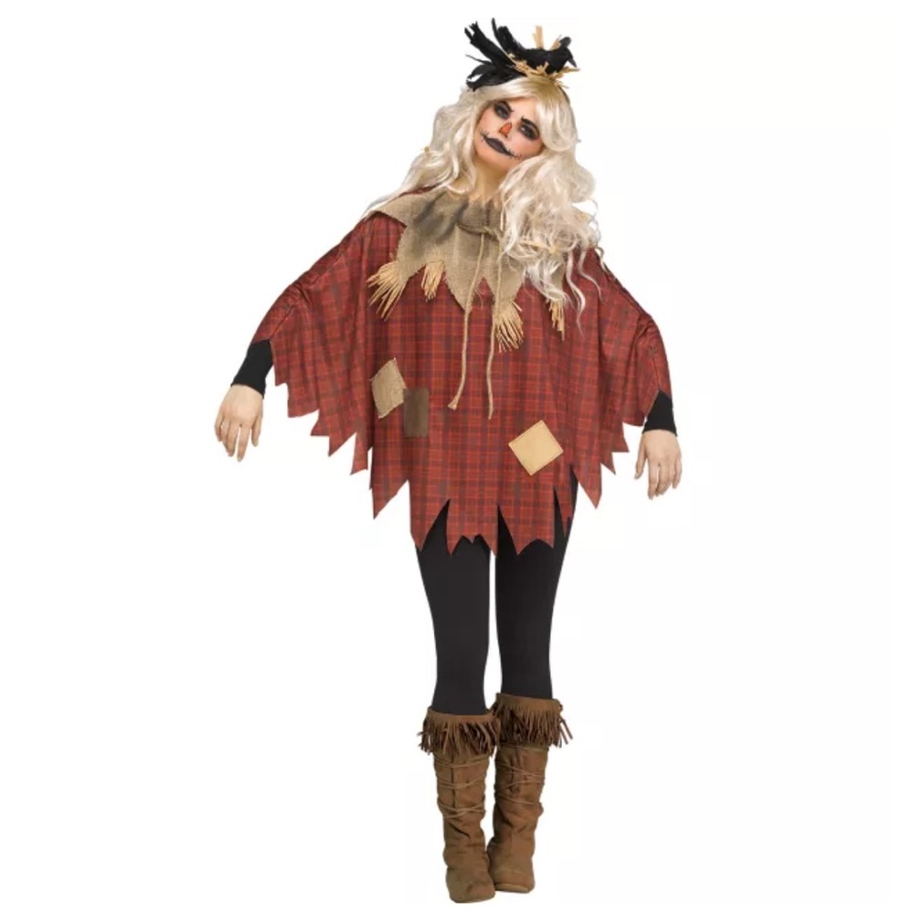 Spirit Scary Scarecrow Poncho